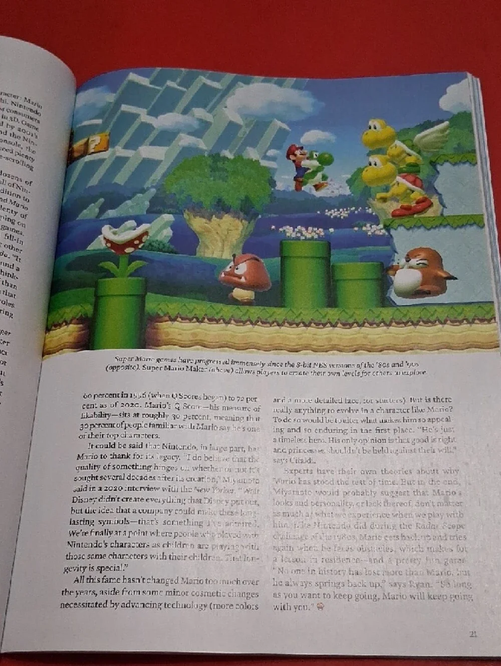 Super Mario Special Time Edition Magazine - Red Cover